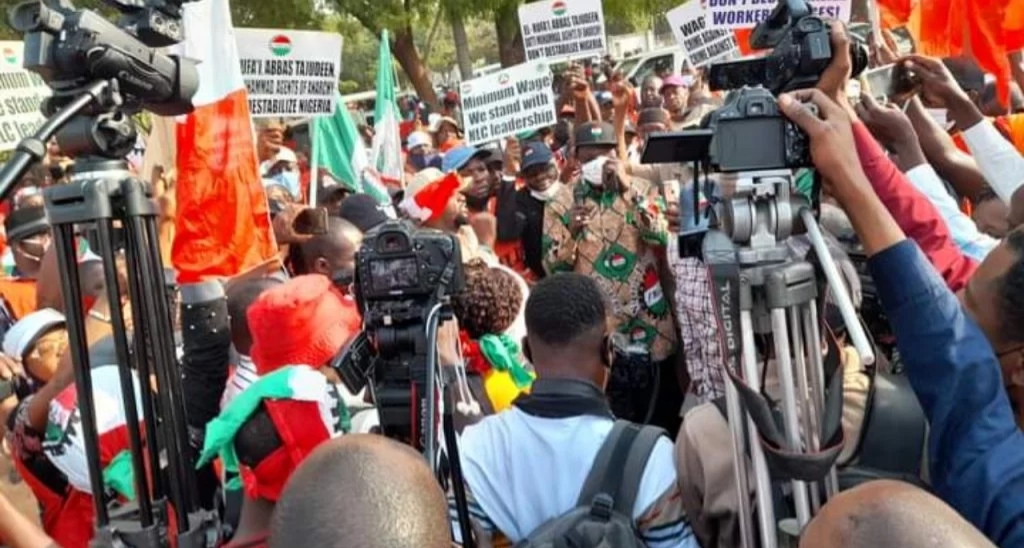 Thugs Storm Rally Venue, Disrupt NLC Protest In Kaduna