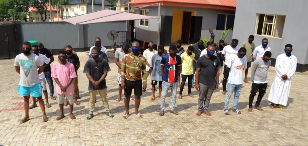 Runaway Soldier, 33 Others Arrested For Internet Fraud In Osun, Names Emerge