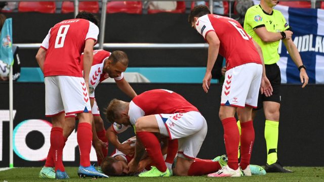 Denmark Star Eriksen ‘Awake’ In Hospital After Collapsing On Pitch In Euro 2020 Game