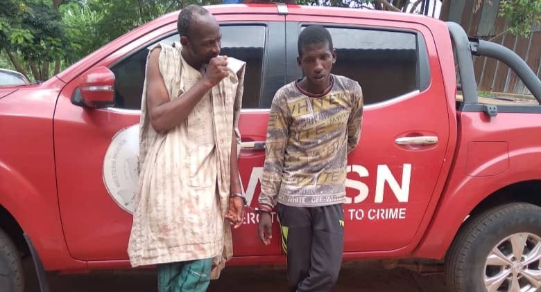 Amotekun Arrests Two Suspected Bandits In Possession Of Ak47, Pump-Action Gun, Others In Oyo