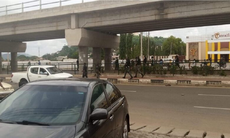 Breaking: Soldiers Allegedly Protest In Ekiti Over Unpaid Allowances