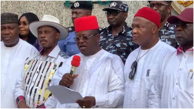 Southeast Governors Disown IPOB, Say Secessionist Group Not Speaking For Igbos