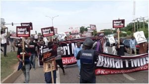Just In: Police Clash With Protesters In Abuja