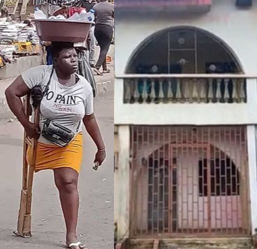 Viral Amputee Hawker Mary Daniels Acquires N17.5 Million House in Lagos, to Open Own ‘Pure’ Water Factory