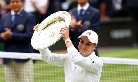 Barty wins first Wimbledon title