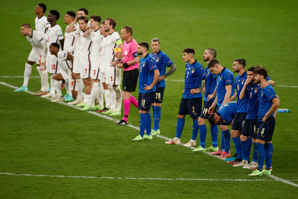 Four Arrested Over Online Racial Abuse Of England Players During EURO 2020