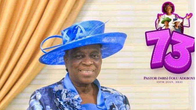 “73 years of God’s blessings” – Pastor Adeboye Showers Encomium On Wife, Folu As She Marks Birthday