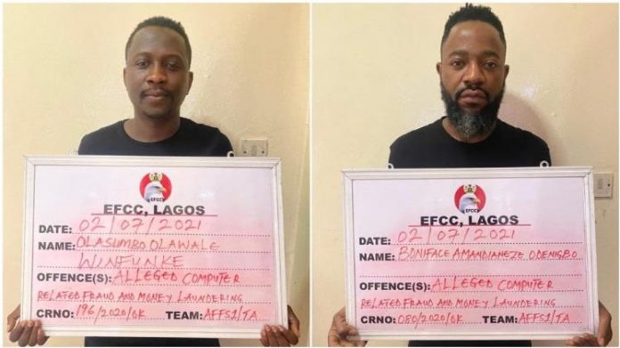 Wizkid’s ex-lover, Tania Omotayo’s husband and His Close Ally arrested by EFCC over $35M fraud