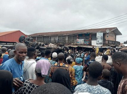 10 Crushed to death, Several Injured As Tanker Crashes Into Ibadan Market