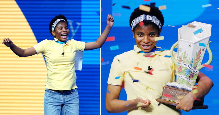 14-year-old becomes first African-American to win US Spelling Bee