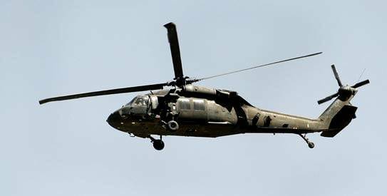 FLASH: Nigerian Military Helicopter Crashes