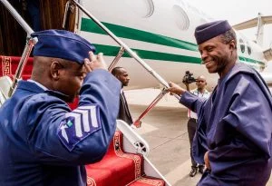 Vice President, Yemi Osinbajo Jets Out Of Nigeria