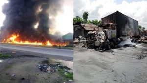 Pandemonium As Tankers Collide, Claim Lives, Injure Others