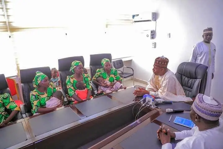 See 6 Girls Who Escaped From Boko Haram Enclaves With 9 Children