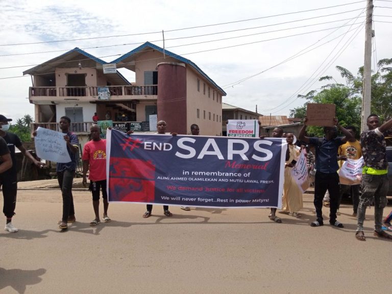 End SARS Anniversary: Protesters Troop Out In Osun Despite Police’s warning