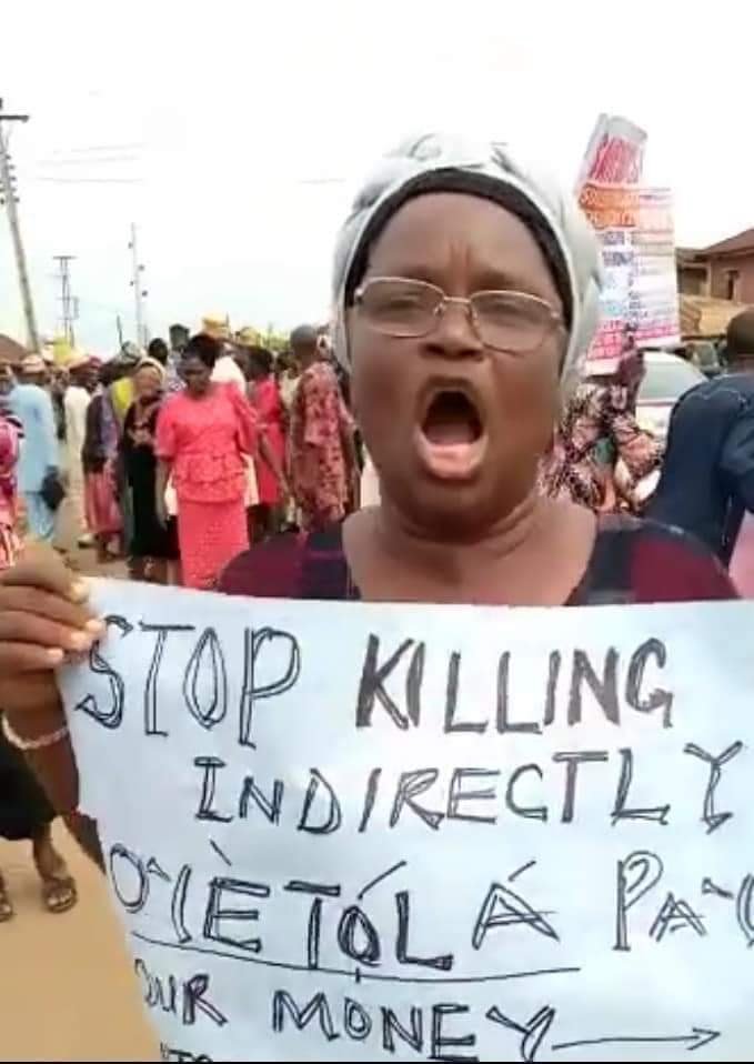 Stop Killing Us Indirectly – Osun Pensioners Protest As Oyetola Claims Release Of N300 million ​Pension Arrears