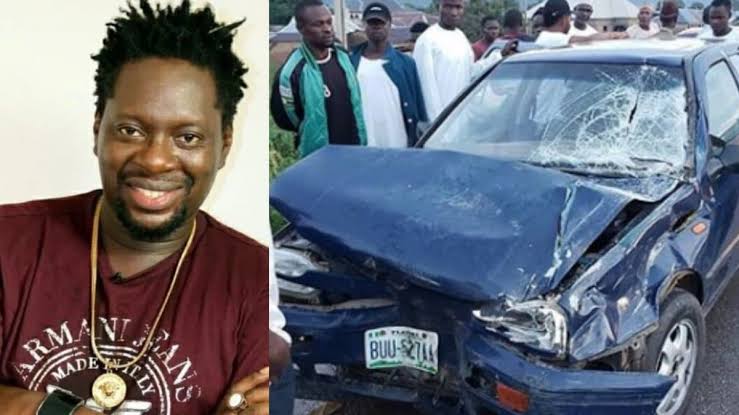 Breaking: Nigerian Comedian Klint Da Drunk Involves In Car Accident – Photos