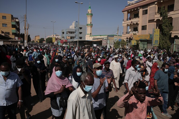 Sudanese rally against army tightening grip on power; 3 dead