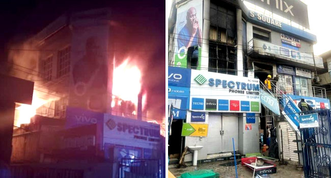Fire Razes Shops In Computer Village, Destroys Property Worth Millions
