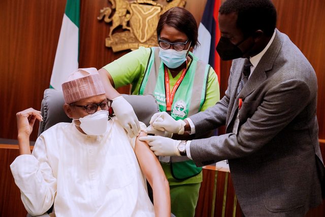Buhari receives COVID-19 vaccine booster jab