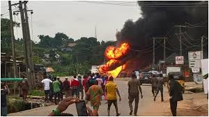 Seven Dead As Bus Catches Fire After Collision In Osun