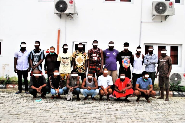 18 suspected illegal Oil Bunkerers cracked in Port Harcourt
