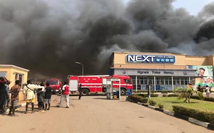 Fire Hits Next Cash And Carry Shopping Centre In Abuja