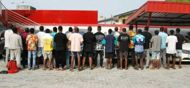 Asaba: EFCC arrests 22 suspected internet fraudsters