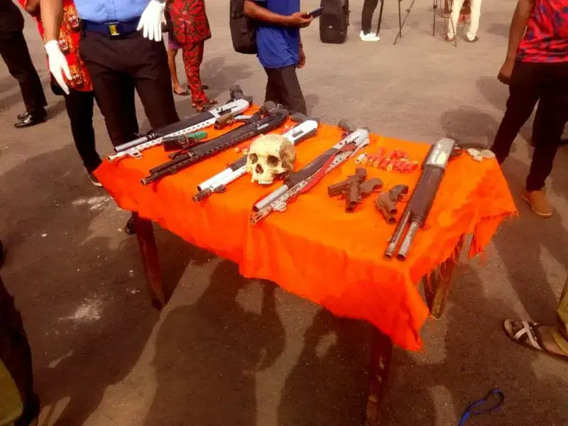 Imo: Police Recover Human Skull From Suspected Oil Dealers