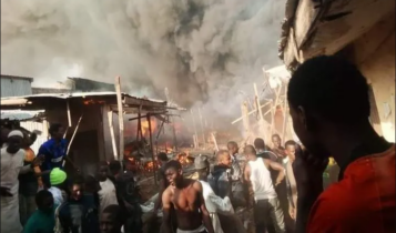 Yobe: Senate President visits burnt Nguru Market [PHOTOS]