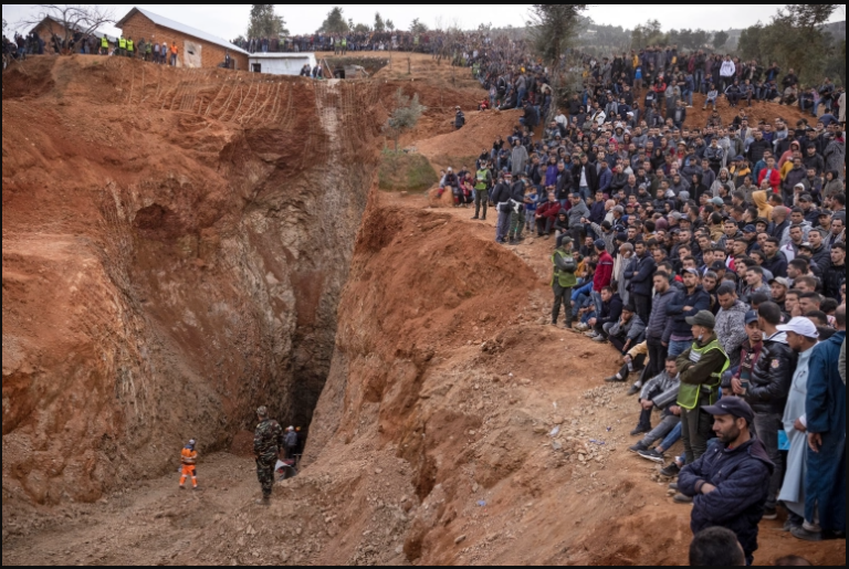 Update: Moroccan boy trapped in well for five days reportedly dies before rescue (photos)