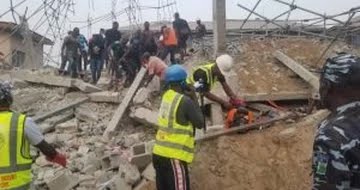 BREAKING: Lagos Govt Arrests Developer Of Collapsed Three-Storey Building In Yaba