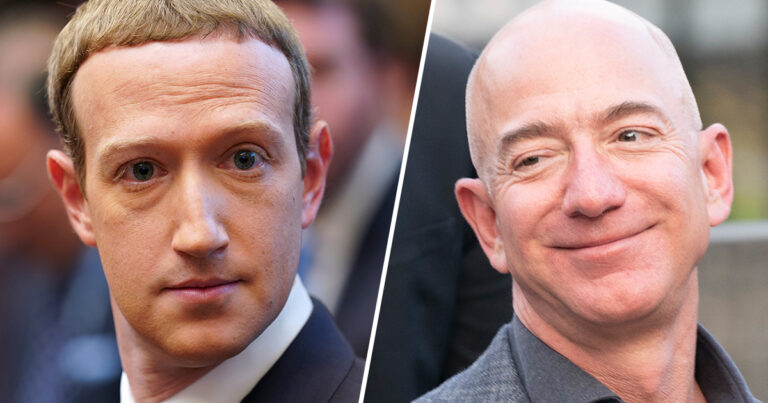 Zuckerberg loses $29bln, Bezos gains $20 bln in a day