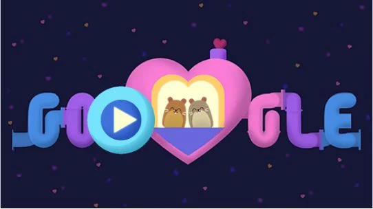 Valentine: Google marks love’s Day with doodle