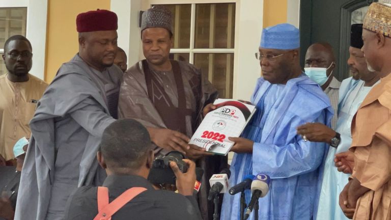 2023: Business forum buys N40m Presidential nomination form for Atiku – Photo