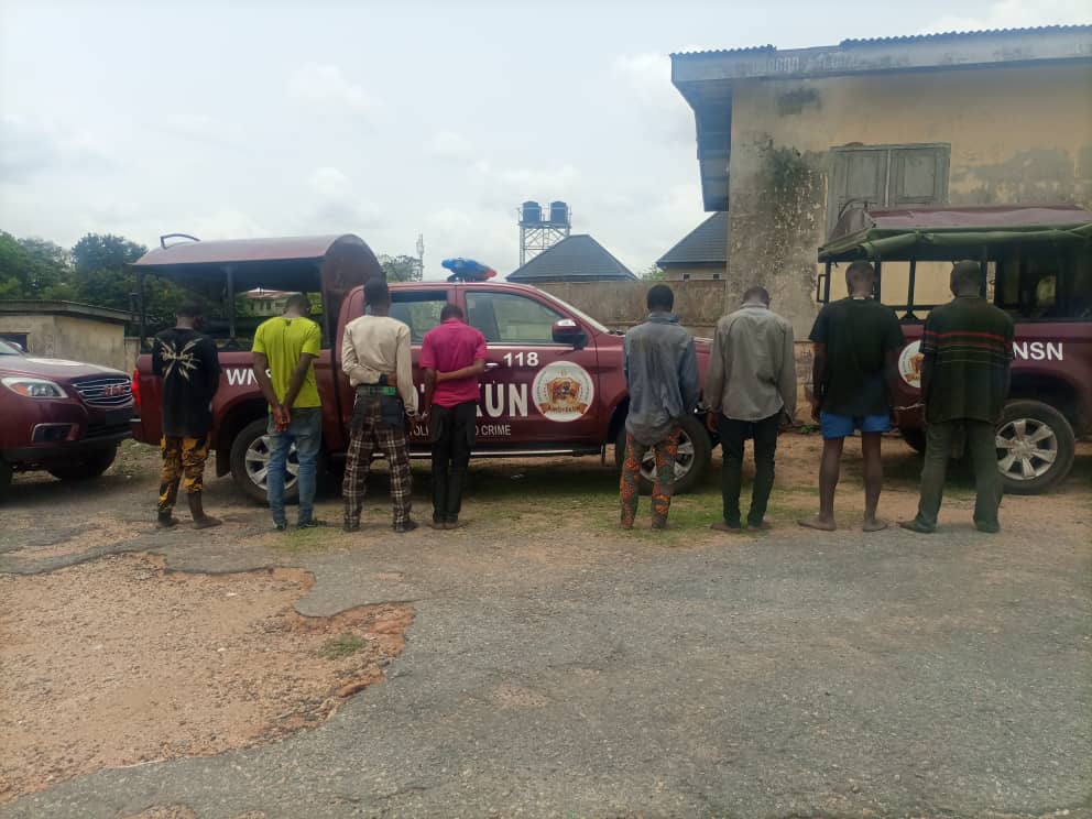 8 Suspected Armed Robbers Nabbed in Osun