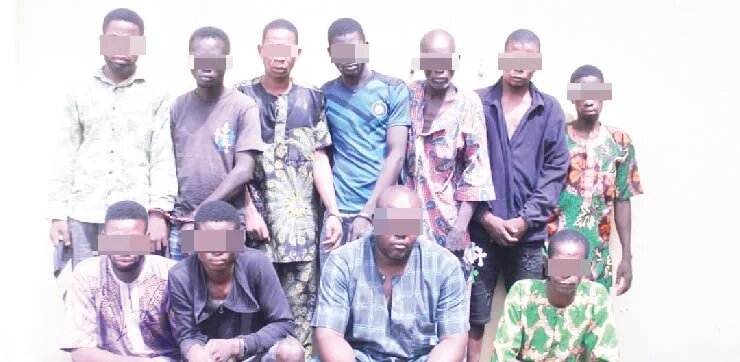 Eleven Suspects Arrested For Allegedly Burning Ogun Monarch To Death
