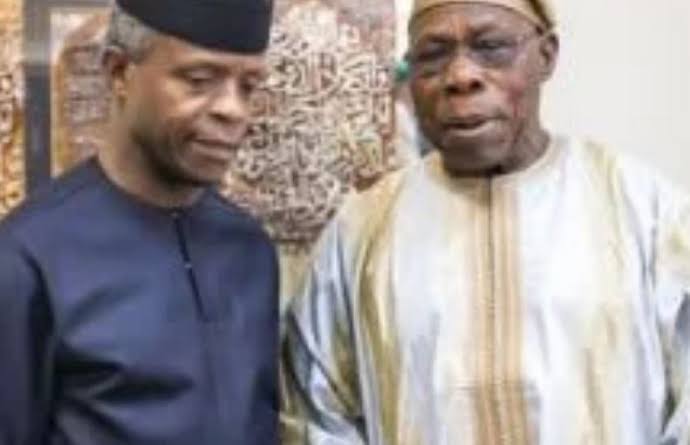 Osinbajo, Abiodun In Meeting With Ex-president Obasanjo