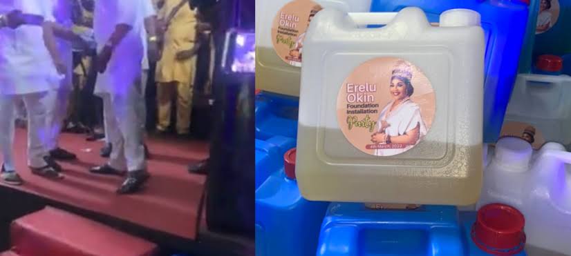 Scarcity: Fuel Distributed As Souvenir At A Party In Nigeria