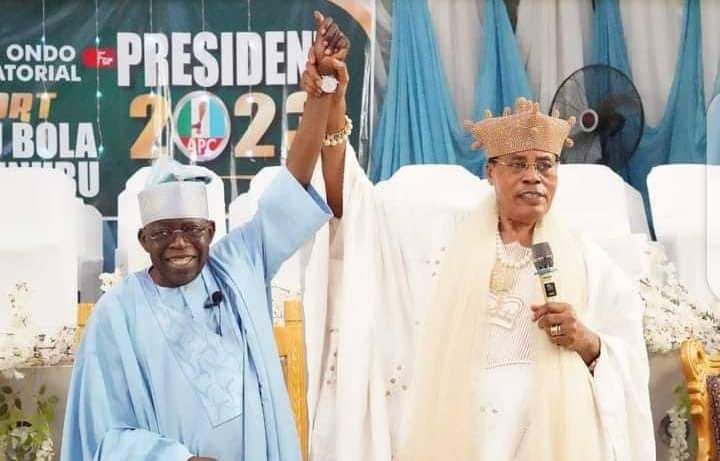 2023: See What Tinubu Told Traditional Rulers About Fayemi, Aregbesola, Mimiko in Ondo