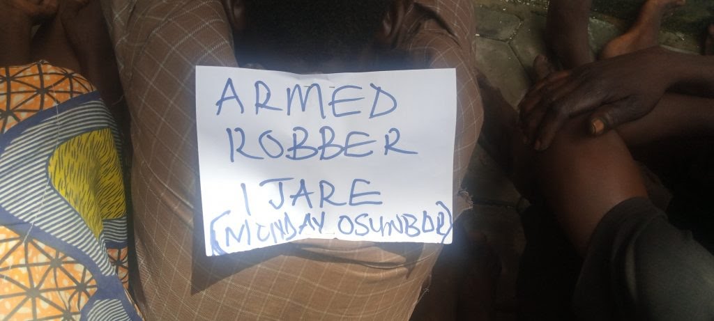 Three notorious robbers, ‘Anini’, ‘Osunbor’, ‘Oyenusi’ arrested in Ondo