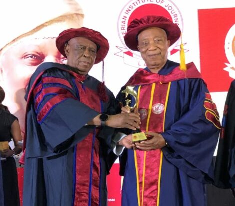 JUST IN: NIJ honours Kesington Adebutu