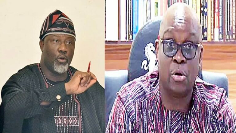 Fayose hits back Melaye: ‘Political Hushpuppi’, teamed up with others to enthrone calamity in 2015