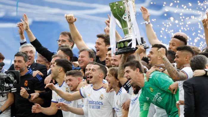 Real Madrid clinch record-extending Spanish La Liga title 2021-22
