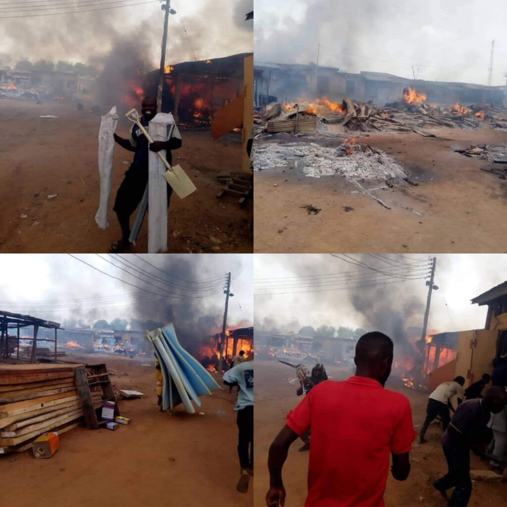 BREAKING: Many Feared Killed, Houses, Shops Burnt As Traders and commercial motorcyclists clash in Abuja