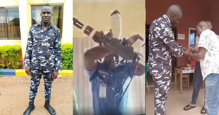 Nigeria Police Demote Officer for ‘praising’ cult group in Tik-Tok video