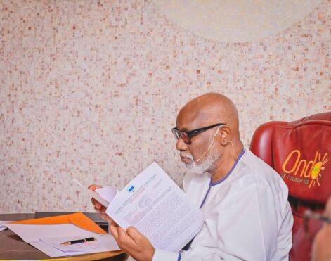 Akeredolu: There is a problem in the land, we are faced with trilogy