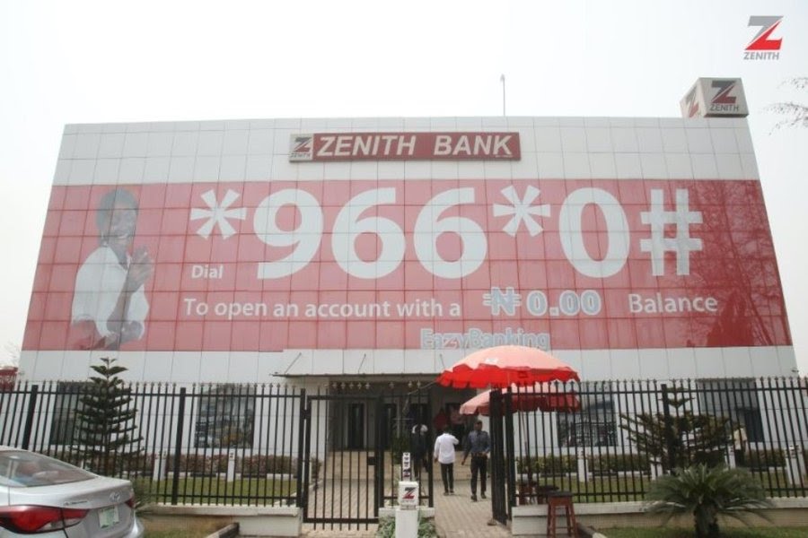 Breaking: Zenith Bank On Fire In Lagos
