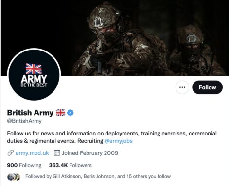 Just In: British Army social media accounts hacked