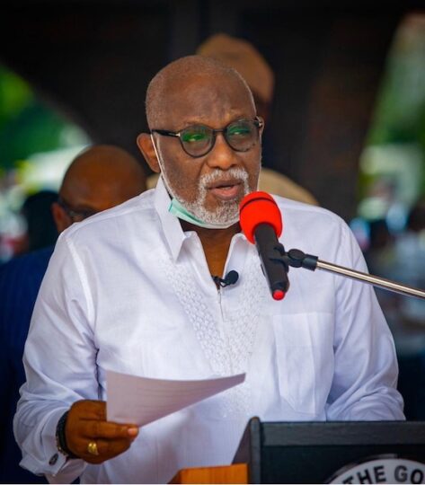JUST IN: Akeredolu knocks Buhari’s govt. over pipeline contract to Tompolo, others